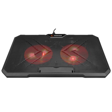 Addison Rampage Ad-Rc12 Claw Siyah 2 Fan 2 Usb Rgb Işıklı 15"-17" Notebook Soğutucu Stand