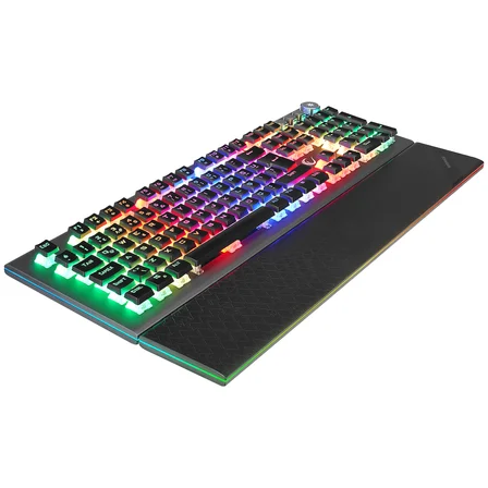Rampage Kb-R101 Impressıve Gri-Siyah Usb Rgb Aydınlatmalı İnce Tasarım Red Switch Kablolu Oyuncu Klavyesi