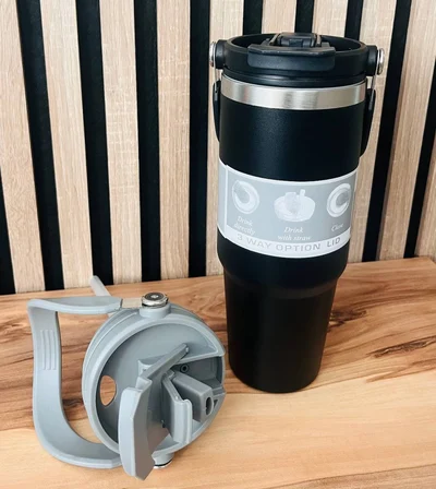 Kişiye Özel 900 ml Vakumlu Paslanmaz Çelik Termos