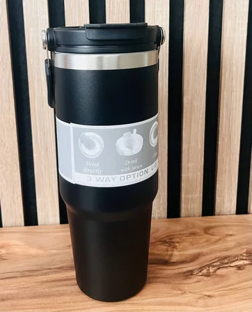 Kişiye Özel 900 ml Vakumlu Paslanmaz Çelik Termos