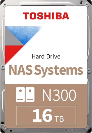 Toshiba 16Tb N300 7200Rpm 512Mb - Mn11Aca16Ts 3.5 Disk (Nas 7-24 ) Sata3 Nas Disk