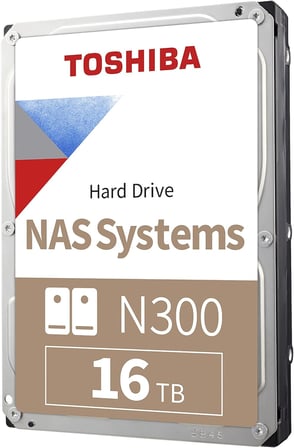 Toshiba 16Tb N300 7200Rpm 512Mb - Mn11Aca16Ts 3.5 Disk (Nas 7-24 ) Sata3 Nas Disk