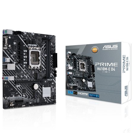 Asus Prime H610M-E D4-Csm 3200Mhz Ddr4 Soket 1700 M.2 Hdmi Dp Matx Anakart