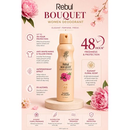 Rebul Bouquet 150Ml Bayan Deodorant