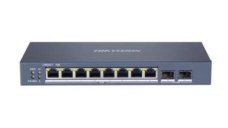 Hikvision Ds-3E1510P-Sı 8 Port 10-100-1000 Mbps Gigabit Akıllı Yönetilebilir Poe Switch