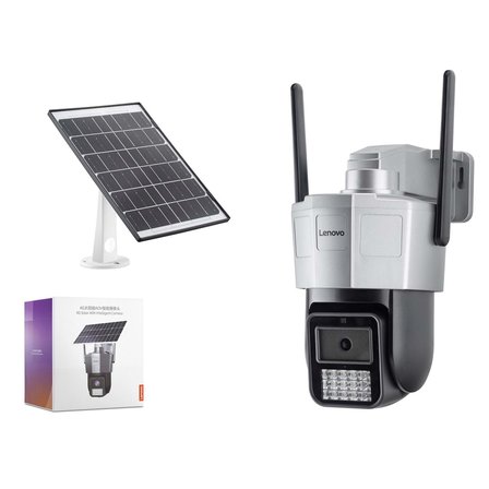 Lenovo X6T-4G 3Mp Aov Smart Tek Kamera 4G Solar Güvenlik Kamerası