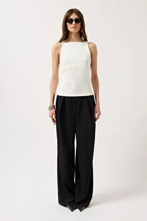 ırt Kurdele Detay Bluz