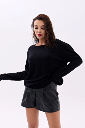 4216 TRİKO DÜZ SALAŞ KAZAKSİYAH