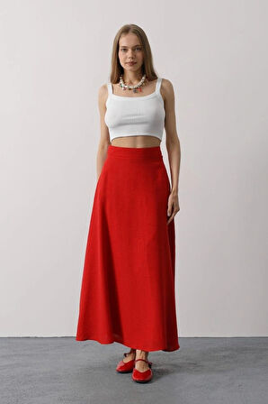 Keten Etek  Kırmızı