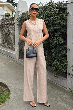 ıfır Kollu Bluz Batik Desenli Pantolon İkili Takım 1018108