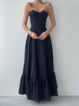 Elia İp Askılı Elbise