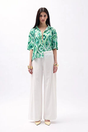 Desenli aten Gömlek