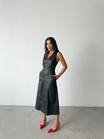 AKILI DERİ ELBİE ŞANEL BOY  iyah