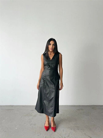 AKILI DERİ ELBİE ŞANEL BOY  iyah