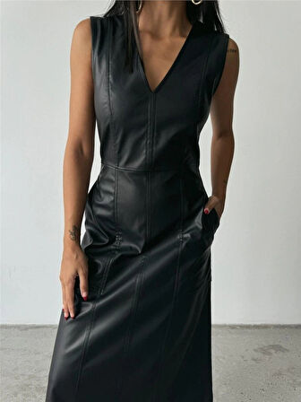 AKILI DERİ ELBİE ŞANEL BOY  iyah