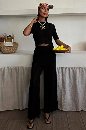 Triko Bluz Pantolon İkili Takım 10084025