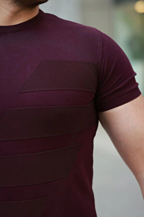 Erkek Bisiklet Yaka Kısa Kollu Tişört