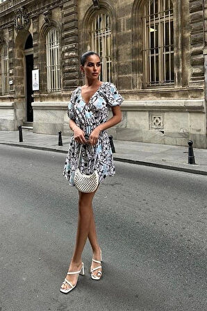 Lindsey Çiçek Desenli Elbise 227610