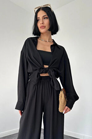 iyah Alice Gömlek Ve Bol Kesim Pantolon Takım