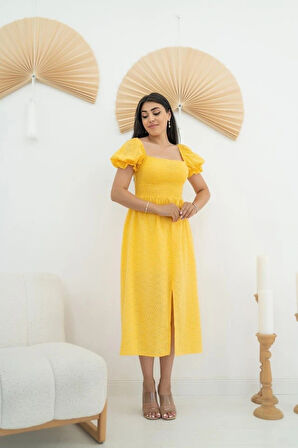 arı Tokalı Fisto Elbise