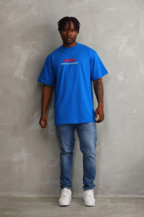 Unisex Baskılı Oversize Thirt  avi