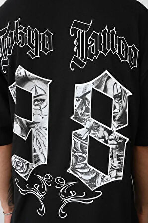 Unisex Baskılı Oversize Thirt  iyah