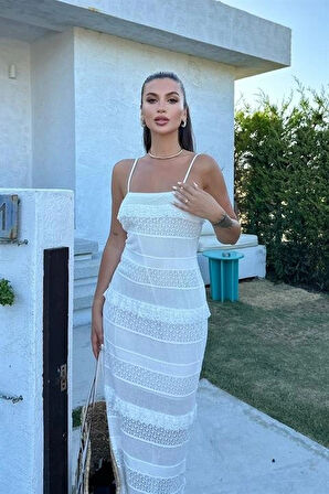 Regina Dantel Detay Elbise 275401