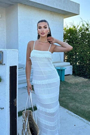 Regina Dantel Detay Elbise 275401