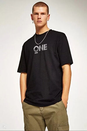 Unisex Baskılı Oversize Thirt  iyah