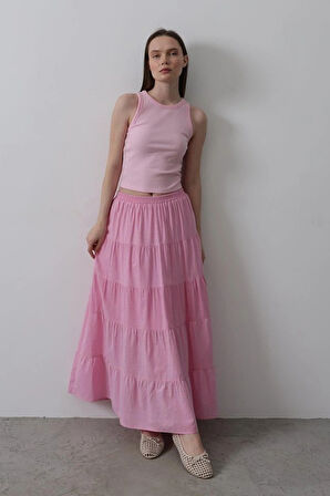 KAT KAT KETEN ETEK  Şeker Pembe