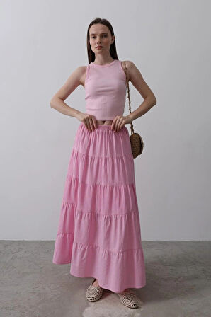 KAT KAT KETEN ETEK  Şeker Pembe