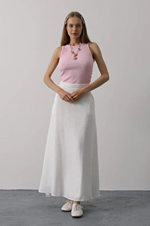 Keten Etek  Beyaz