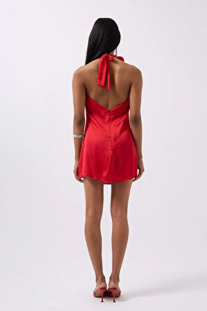 Gül Detay ini aten Elbise