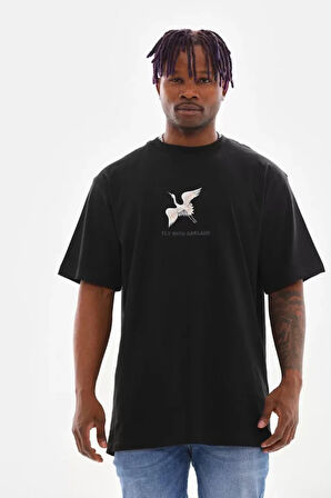 Unisex Baskılı Oversize Thirt  iyah