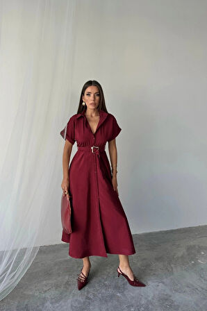 ÖNDEN DÜĞEİ CRUHI ODA EBİE  Bordo