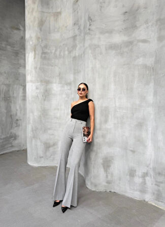 230 Gr Poly Viscose Full Lycra İspanyol Paça Pantolon