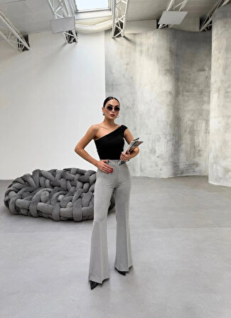 230 Gr Poly Viscose Full Lycra İspanyol Paça Pantolon