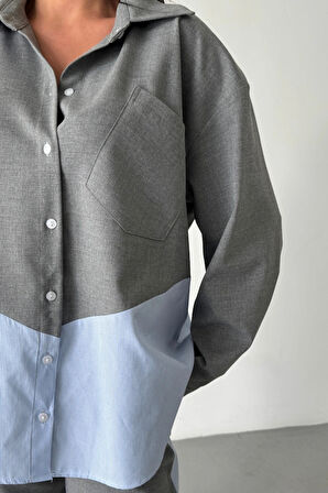 POYVİKON  POPİN PARÇAI GÖEK PANTOON TAKI  Gri