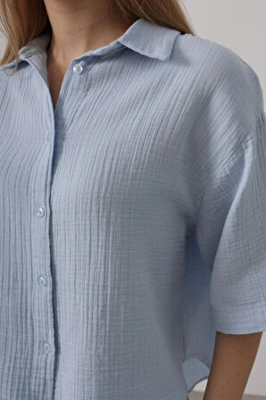 Yarım Kol üslin Gömlek  Bebe avisi