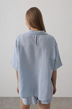 Yarım Kol üslin Gömlek  Bebe avisi