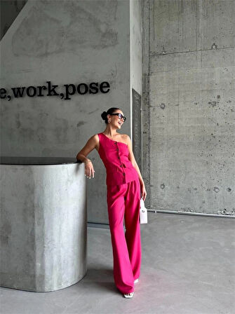 TEK KO YEEK  PANTOON TAKI ATA  Fuşya