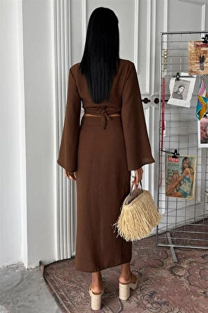 Crop Gömlekli Ve Eteği Büzgülü Tasarım Takım 10195