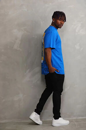 Unisex Baskılı Oversize Thirt  avi