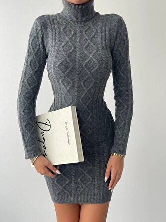 ivorna Boğazlı ini Elbise