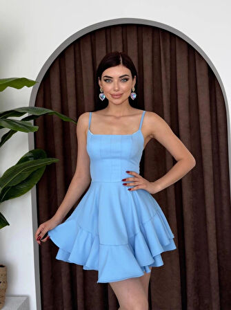 Common İp Askılı Elbise