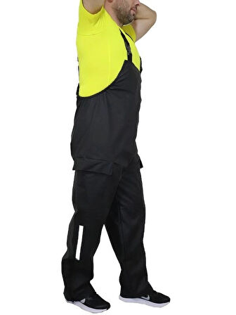 Yağmurluk Takım (Bahçıvan Tipi Askılı Pantolon Ve ont)  iyah