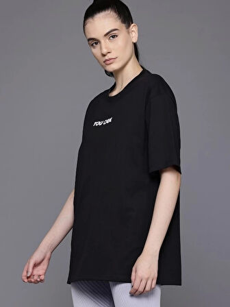 Baskılı Oversize Tshirt  iyah