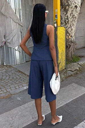 idi Şortlu Ve Yelekli Viscon Takım 10167