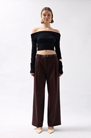 Omuz Dekolte Straplez Bluz