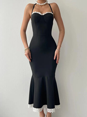 onea Boyundan Bağlamalı Elbise